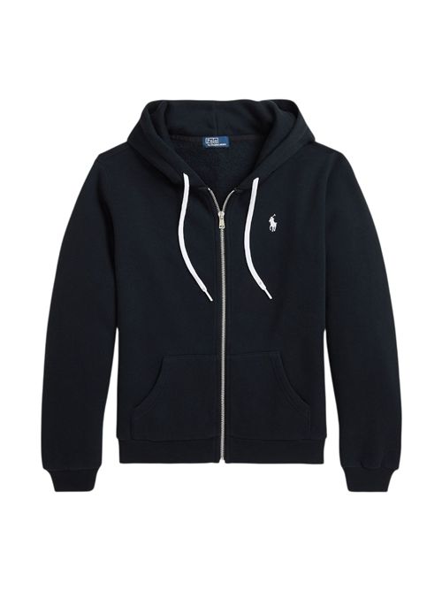 felpa donna nero con cappuccio Ralph Lauren | 211943008003